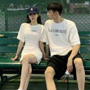 カップル ユニセックス ウェア 異なる 520 カップルの 夏服 メンズ 服 レディース スカート スーツ Tシャツ 1 イン フレンチ ハイエンド