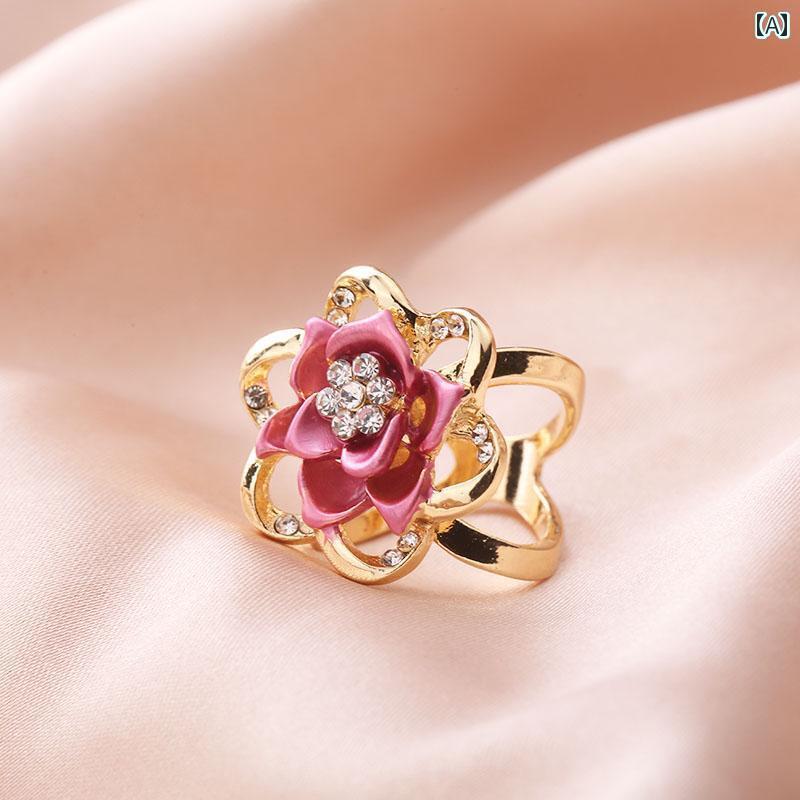 アクセサリー シュシュ ピン 高級 ローズ シルクスカーフ バックルな ショール コート ベルト ノット バックル 小さい スクエア スカーフ シャツ リボン 蝶 ネクタイ