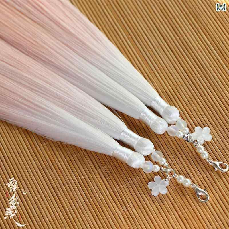 アクセサリー　ピン　ヘア 雲 霧 光の 影の 漢服の タッセル ペンダント グラデーションの ヘッド バンド アクセサリー レトロ ドレス プレス カラー