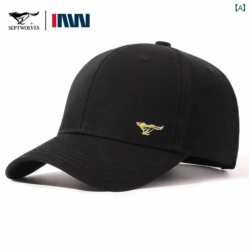 メンズ　帽子　キャップ Septwolves 帽子 メンズ ダックビル キャップ 2025 日焼け防止 野球帽 ハイエンド 春夏
