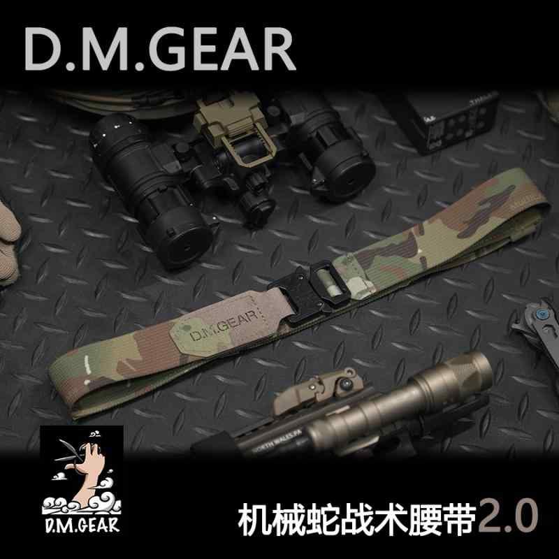 メンズ　ベルト　バックル DMGear メカニカル スネーク タクティカル アウトドア ミリタリーファン カ..