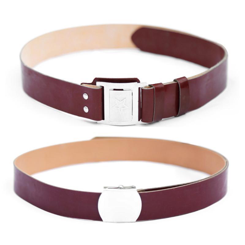 ベルト　レザー　メンズ 延長 赤外線 ベルト 65 衣類の 赤い 昔ながらの ズボンの 軍事 訓練 外 パフォーマンスの