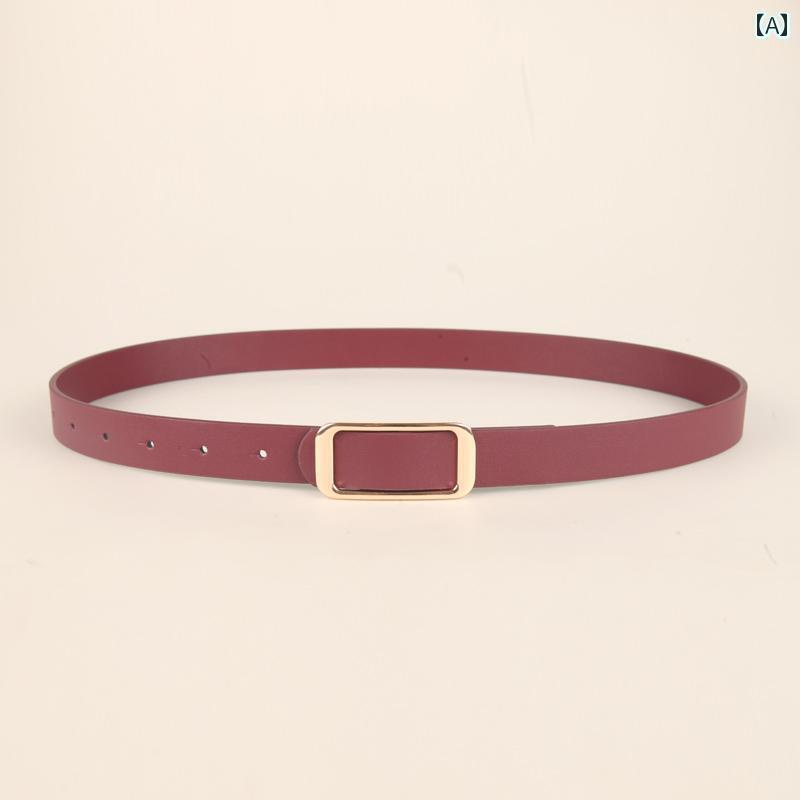 レディース　ベルト　チェーン Inge 革 ベルト レディース 夏の 装飾 ドレスで な ホワイト ブラック レザー スカート 付き