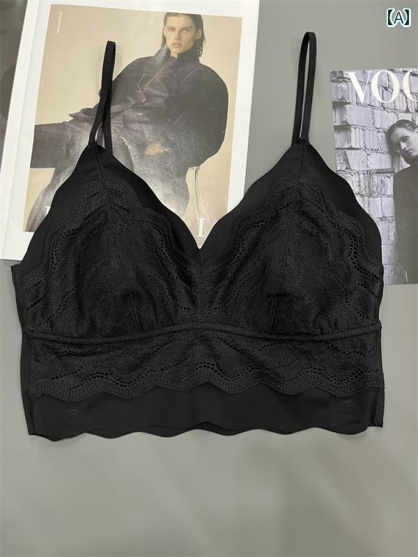 下着　レース　レディース Belea 2314 シームレス チューブ トップ ショート レース 薄型 ラビットイヤ..