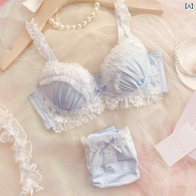 ランジェリー　下着　レース 大きい スチール リング ブラセットな スタイル ビッグ カップ G ガール ..