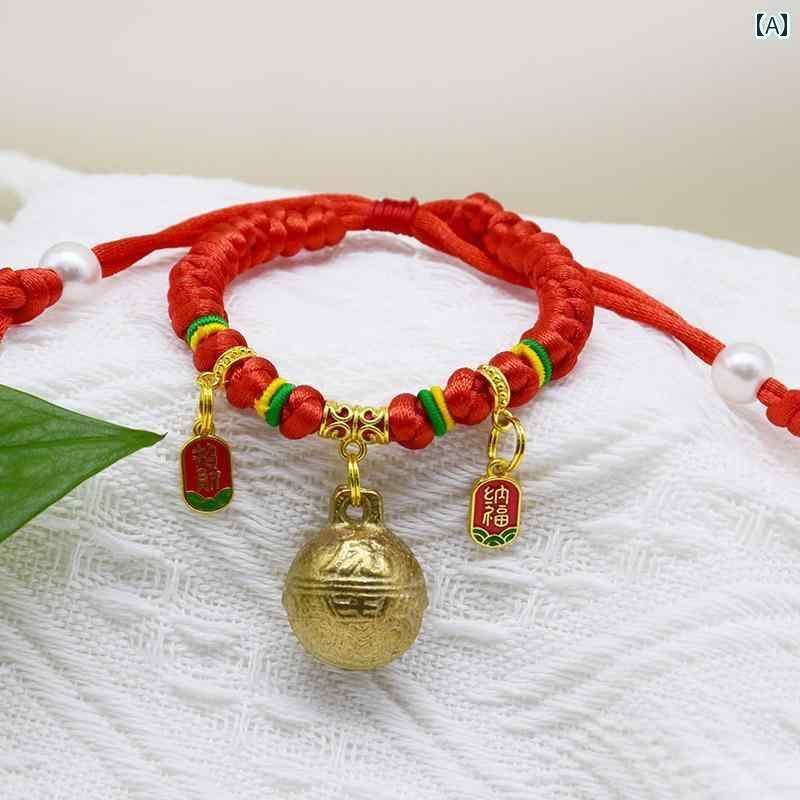 犬用　首輪　かわいい 手編み ロープ 調節可能 かわいい 人材 募集 銅 ベル リング 小型 中型 ペット ..