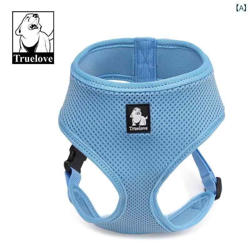 ハーネス　犬用　リード Truelove 犬用 牽引 ロープ ベスト ペット用 チェストハーネス 猫用 散歩用 小型 中型 大型