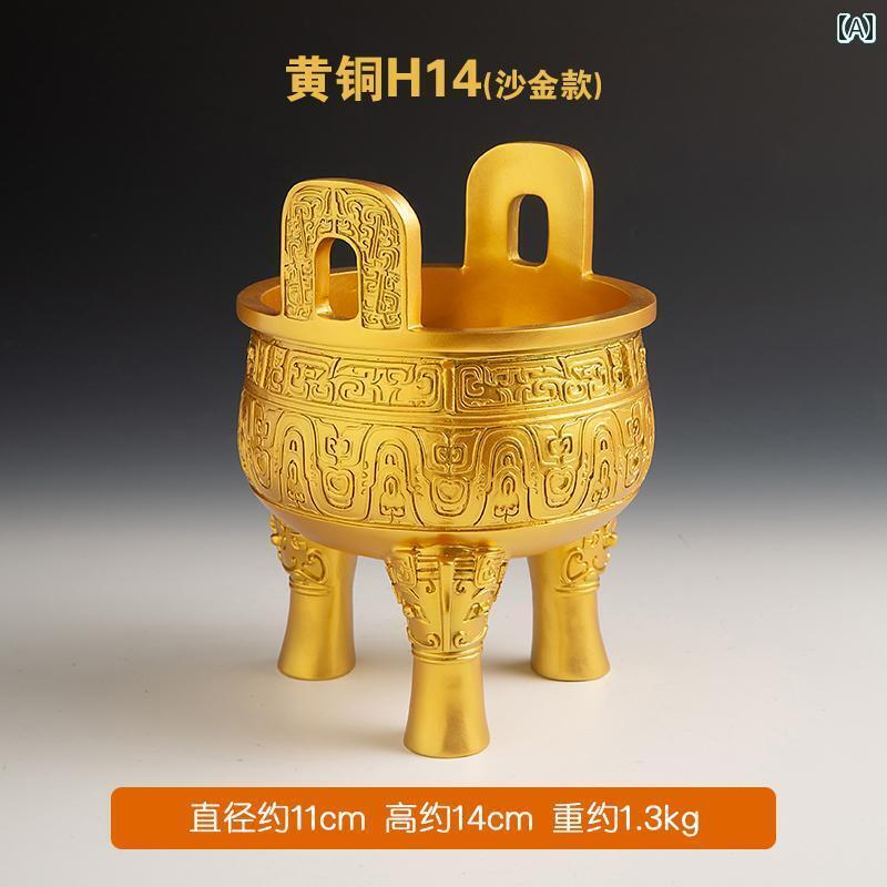 アンティーク　雑貨　飾り ブロンズ 三脚 装飾品 アンティークブロンズ ウェア 大型 ケ ディン ワイン ..