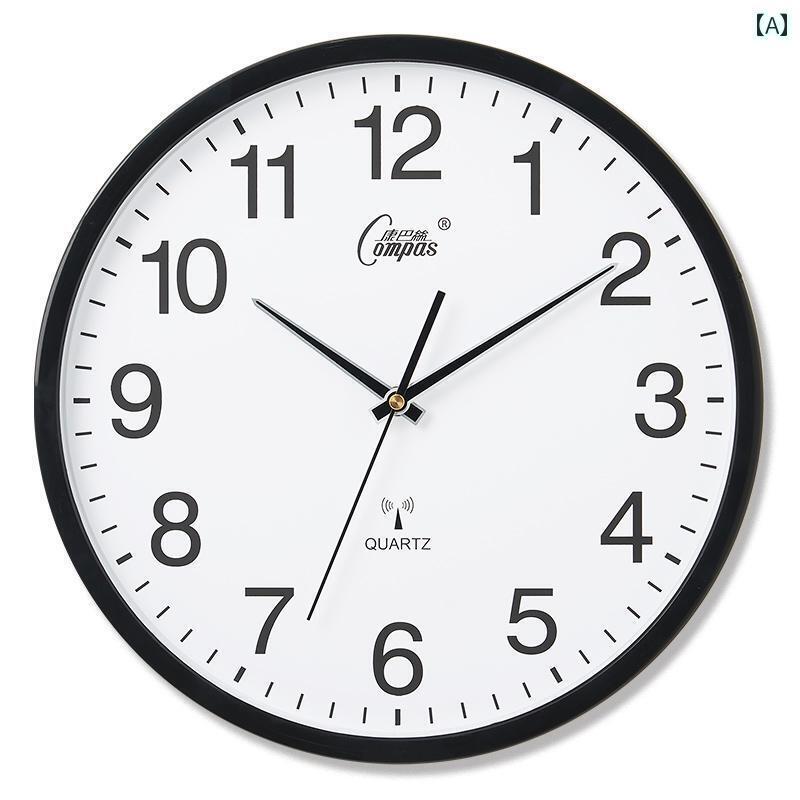 壁掛け 時計 おしゃれ Combas スマート 壁掛け 時計 モダン シンプル 電波 自動 時刻 リビング ルーム ..