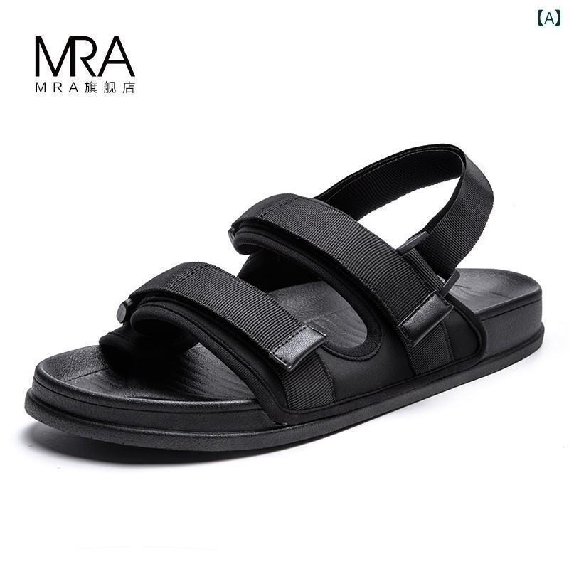 サンダル 男性用 カジュアル MRA スリッパ 男性 2024 夏 カジュアル ドライビング サンダル メ ンズ 兼用な アウターウェア ビーチ