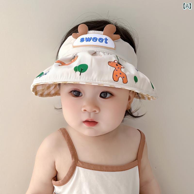 赤ちゃん　帽子　ベビー ベビー サンハット 夏 スタイル 女の子 赤ちゃん かわいい 帽子 男の子 アウトドア 旅行 ビーチ