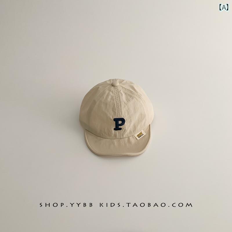 赤ちゃん 帽子 ベビー ベビー 帽子 夏 薄手 日よけ 通気性 メンズ レディースの キャップ 春 速乾 日焼け防止 子供の 野球帽