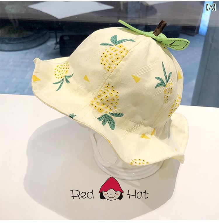 赤ちゃん　帽子　ベビー ベビー 帽子 春と 夏 日焼け防止 薄手 コットン 男の子と 女の子 フィッシャーマン ハット 子供用 3ヶ月 9ヶ月 赤ちゃん 幼児用 洗面 器