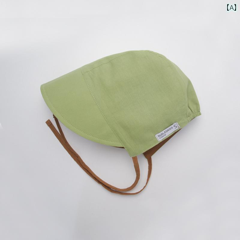 赤ちゃん用　帽子　かわいい 春夏 ベビー 帽子 サンハット 薄手 日焼け防止 帽子な 綿の 幼児の つば ..