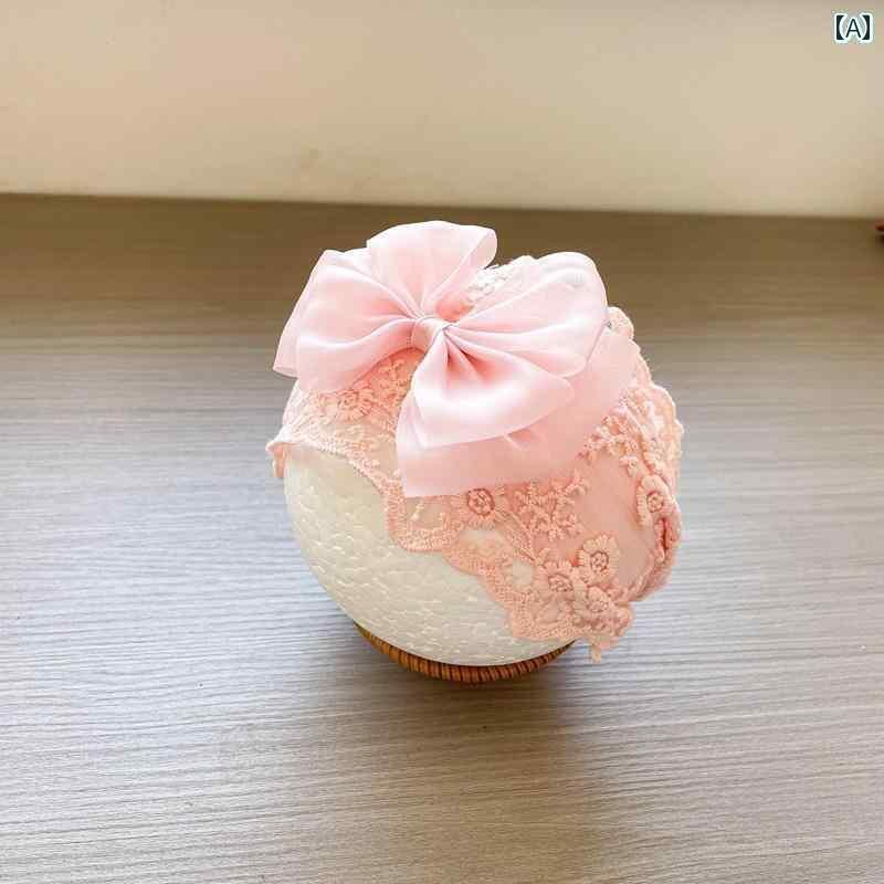 赤ちゃん用　帽子　かわいい 女の 赤ちゃんの プリンセス 満月の 泉 門 保護 空の トップハット 新生児..