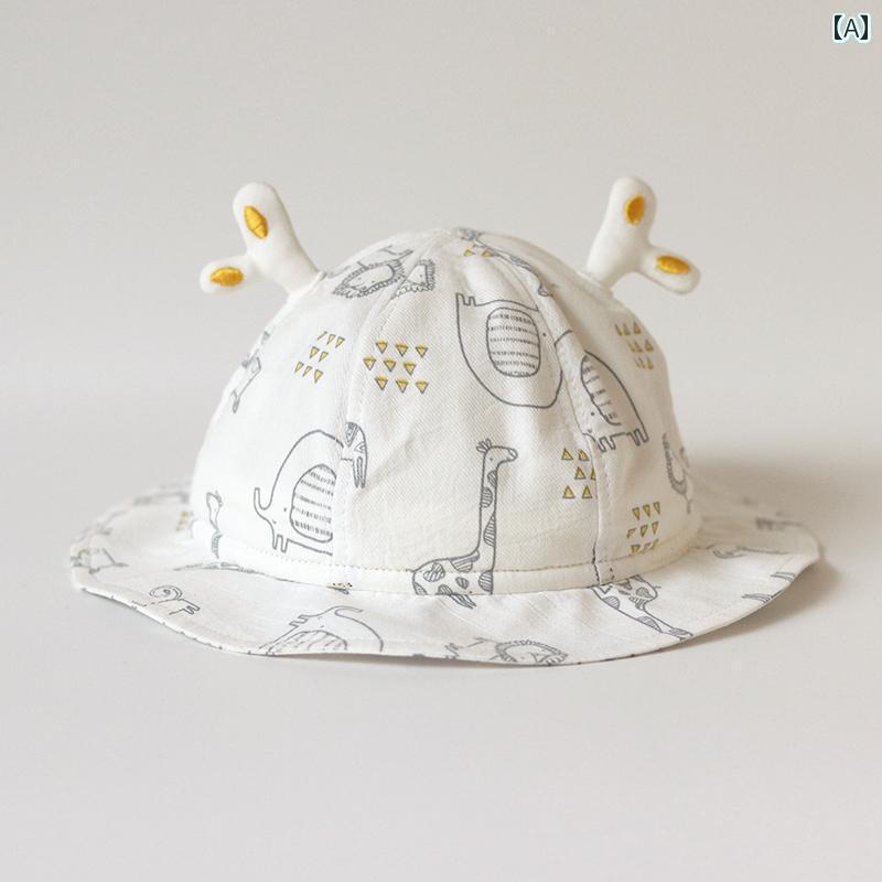 赤ちゃん用　帽子　かわいい 春の ベビー 帽子 薄型 6 ～ 12ヶ月 サンハット 0 1歳 男の子と 女の子 夏..