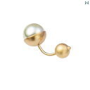 カフス ボタン シャツ 非 対称 スパイラル メタル ボール ラージ パールカフスボタン セーター コート カフスボタン ピン ブローチ レディース アクセサリ...