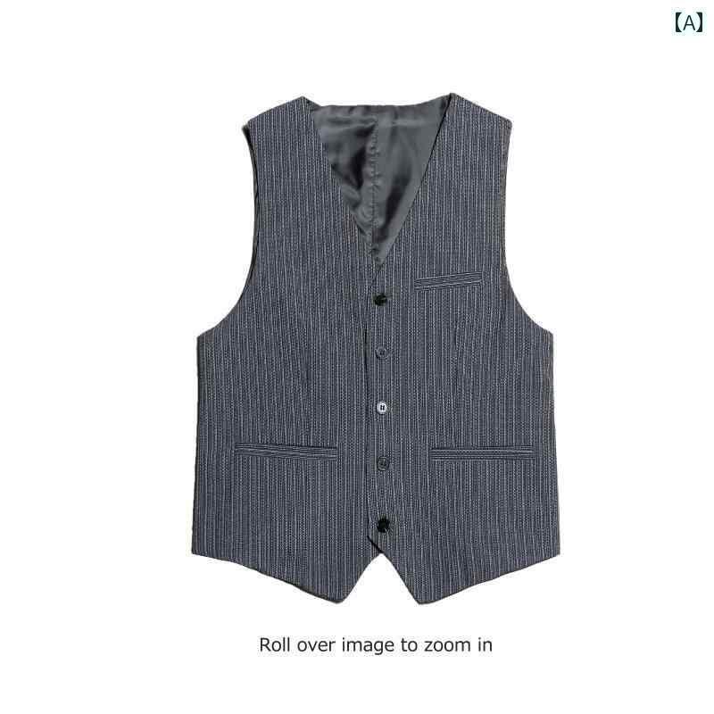 スーツ　ベスト　メンズ 新 レトロ 中華 ベスト メンズ ブラッディ ギャング ビジネス カジュアル スリム スーツ