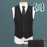 スーツ　ベスト　メンズ メンズスーツ ベスト 春秋郎 ウェディングドレス オーバー オール 付添 人 グ..