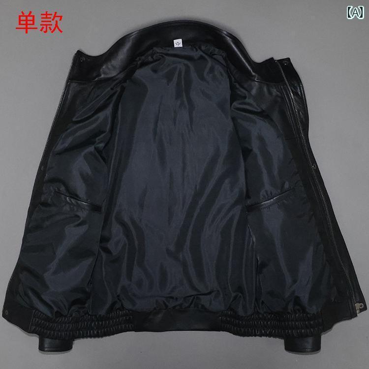 レザー　ジャケット　おしゃれ メンズ レディース 若見え レディース向け 柔らかい 最上層 シープレザー ジャケット シルエット ドロップ ショルダーの カジュアル フィット フライト レザージャケット。