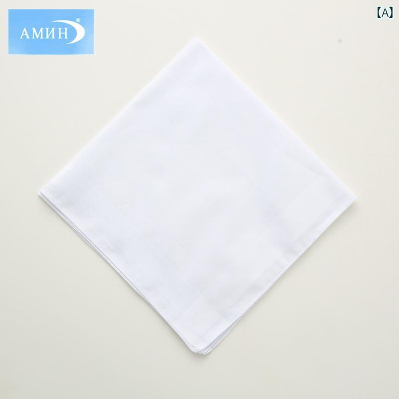 ハンカチ　ハンドタオル の 昔ながらの メンズ 汗を 吸収 する ハンカチ 女性は 拭くに 持ち歩く 高級 綿 高齢者の 懐かしい レトロ 色