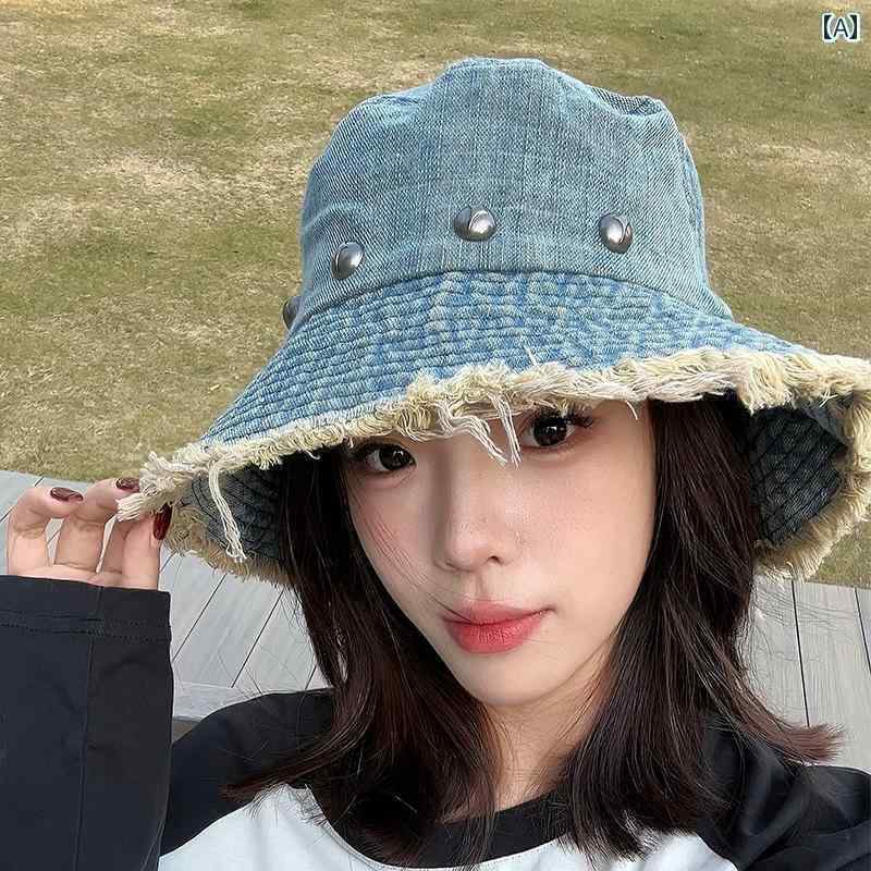 カウボーイ　レディース　帽子 女性用 カウボーイ フィッシャーマン ハット 夏用 日焼け防止 プレーン ..