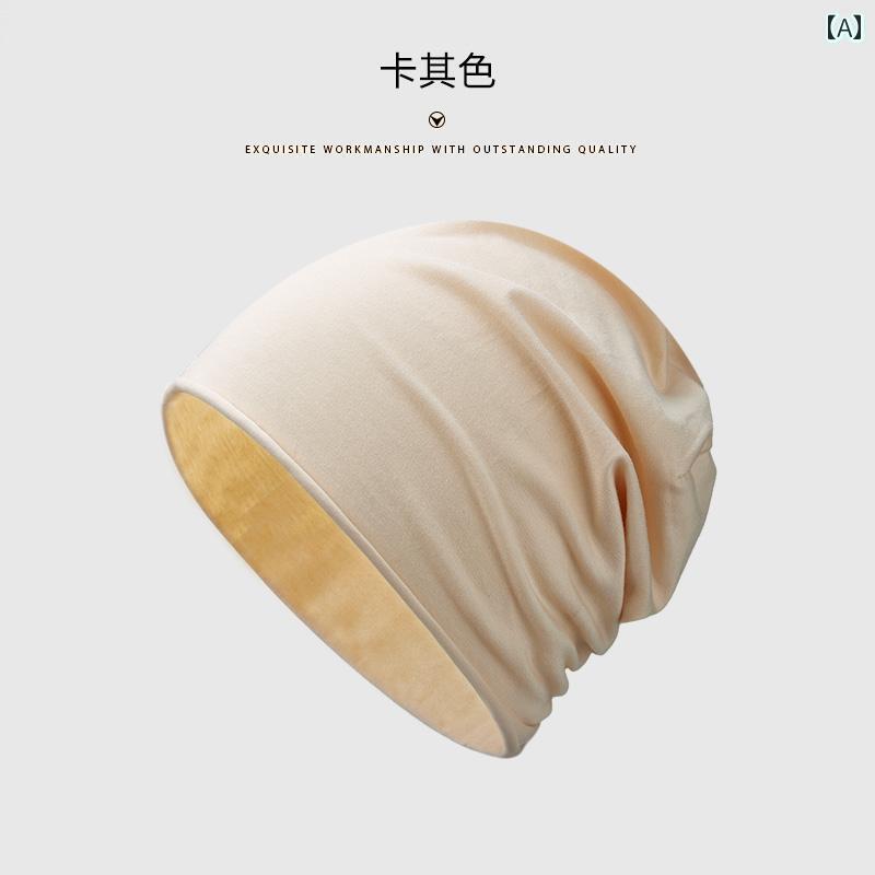 ヘアキャップ キャップ 女性用 薄手 産後 帽子 2025夏用 妊婦用 エアコン 対策 防風 圧迫 感なし 就寝..