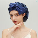 ヘアキャップ キャップ ジ アシリ ナイトキャップ 女性用 桑 絹 産後 睡眠 補助 ヘア ケア 産後用 キャップ 伸縮性 調節可能 大きいサイズ