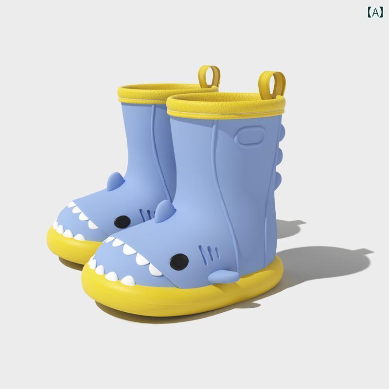 子供用 長靴 子供用 レインブーツ 女の子 滑り止め 幼稚園 児用 ベビー ウォーター シューズ 防水 女性..