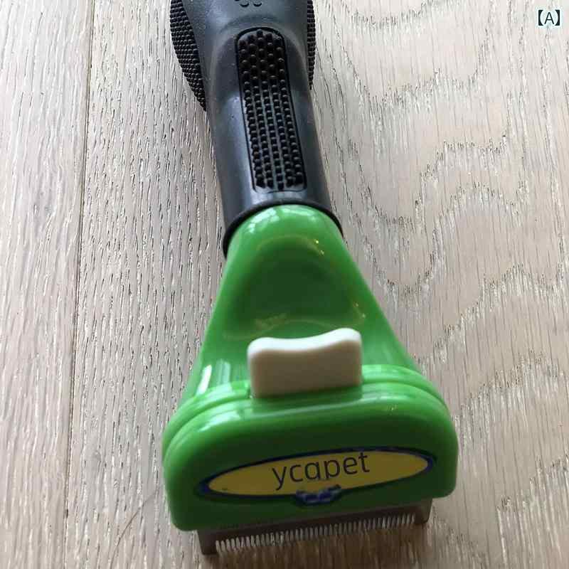 ワンちゃん　ペットグッズ 犬用 コーム 小型 犬 フレンチブルドッグ コーギー 中型 犬短 毛 犬の 金色..