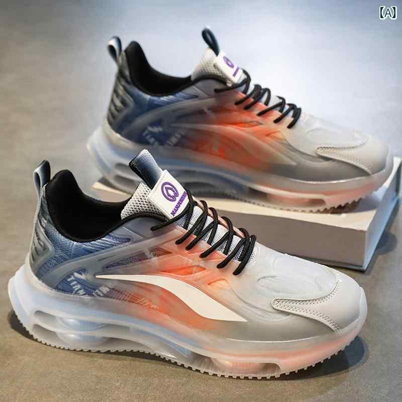 メンズ 白靴 スニーカー Li Ning Hydrogen ランニング メンズシューズ 2025夏 12歳 ビッグ キッズ 15歳 中学生 スポーツ