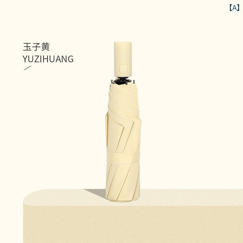 折り畳み式　傘 晴れの 日も 雨の 使える全自動 日傘 男女兼用の 日焼け防止 UV カット 折りたたみ 傘 丈夫な