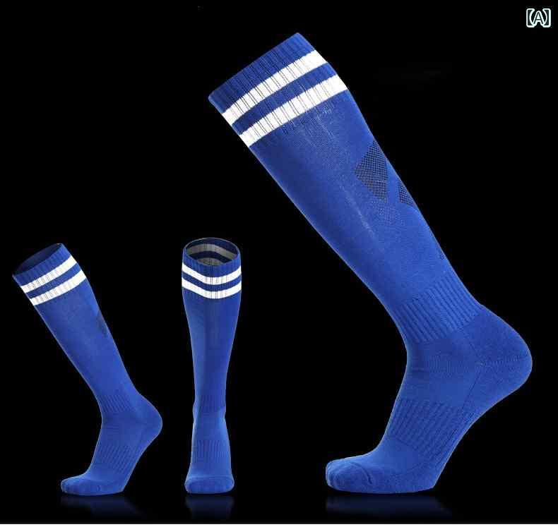 サッカー ソックス 男の子 夏 薄手 滑りにくい オーバー ザニー ストッキング ゲーム トレーニング タオル ボトム 厚手 大人用