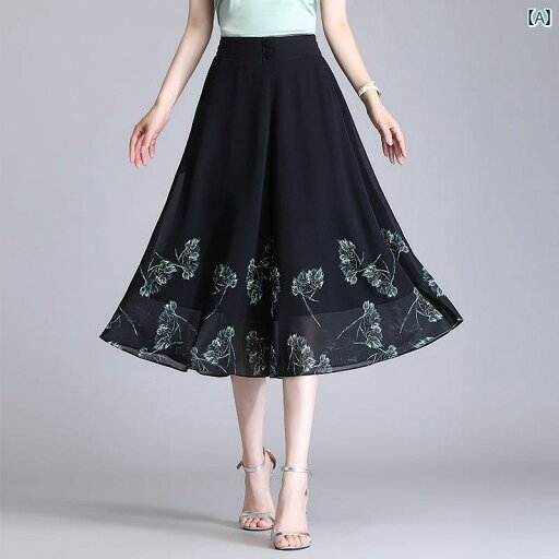 パンツドレス レディース シフォンスカート レディース 夏 薄手 2024 ハイウエスト 七分丈 ワイド レッグ パンツ ミドル 丈 スカート スリム パンツドレス レディース シフォンスカート レディース 夏 薄手 2024 ハイウエスト 七分丈 ワイド レッグ パンツ ミドル 丈 スカート スリム