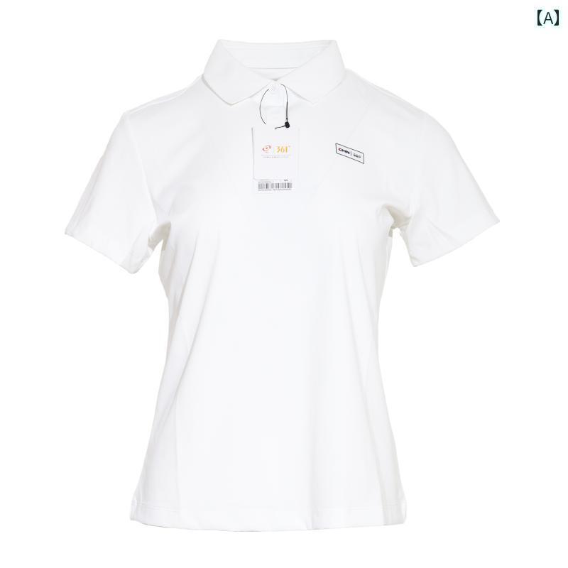 レディースポロシャツ 361度 レディース 服 2025 夏 軽量 クール スポーツ ポロシャツ 速乾 半袖 吸 湿..