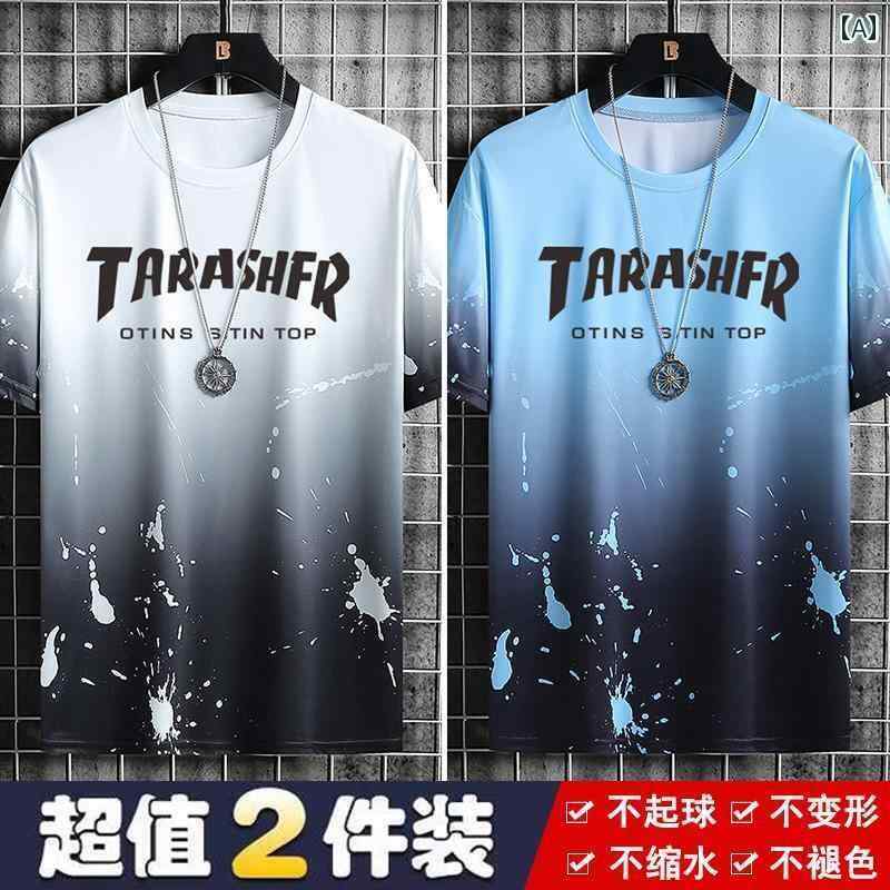 メンズ おしゃれ スウェット セット 冷感 半袖 Tシャツ メンズファッション 2025夏 滑りやすい 素材 ア..