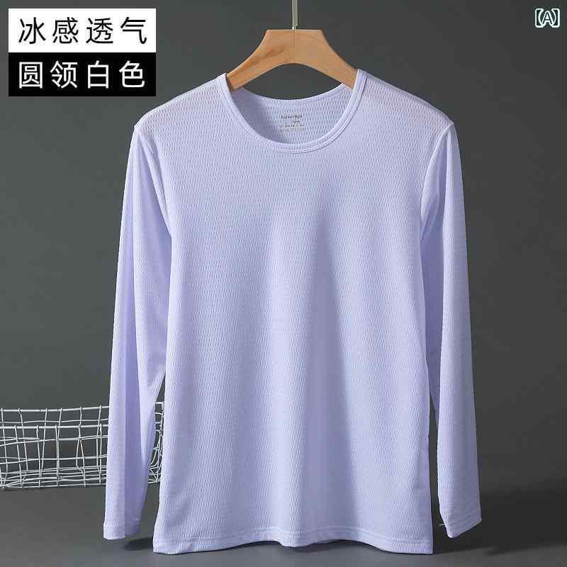 メンズ おしゃれ スウェット セット 冷感 長袖 Tシャツ メンズ 夏 薄手 2025 新型 速乾 服 日焼け防止 ..