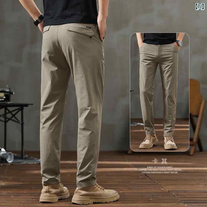 メンズ おしゃれ スウェット セット 3 プルーフ メンズ フィット ストレート カジュアル パンツ 2025 夏 着 薄手 クール ストレッチ スポーツ