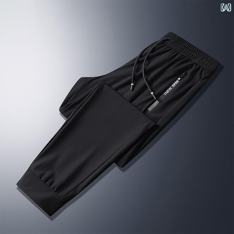 メンズ おしゃれ スウェット セット 冷感 パンツ メンズ 2025 夏 薄手 速乾 作業 専用 レギンス ゆった..