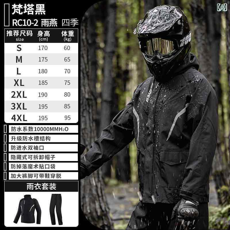 メンズ レインコート Saiyu 電気 自動車 レインコート レインパンツ スーツ スプリット フルボディ アンチ レインストーム テイクアウト ライディング ...