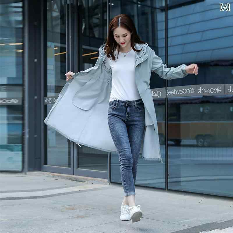 メンズ レインコート レインコート ロング おしゃれ 大人 ウィンドブレーカー ジャケット 男女兼用 日焼け防止 衣類 全身 防水 電気 自動車 乗馬 ハイキン...