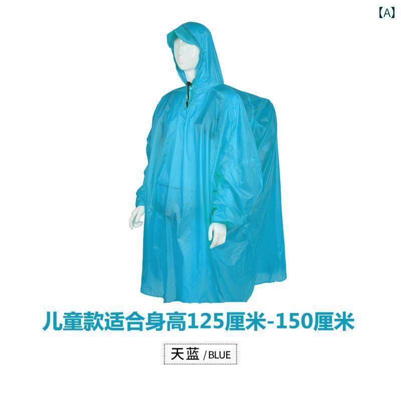 楽天ベネフィメントショップメンズ レインコート アウトドア用 シリコンコーティング 軽量 ハイキング 釣り キャンプ 旅行 レインコート 登山 サイクリング 通気性 防水 フード付き バック パック