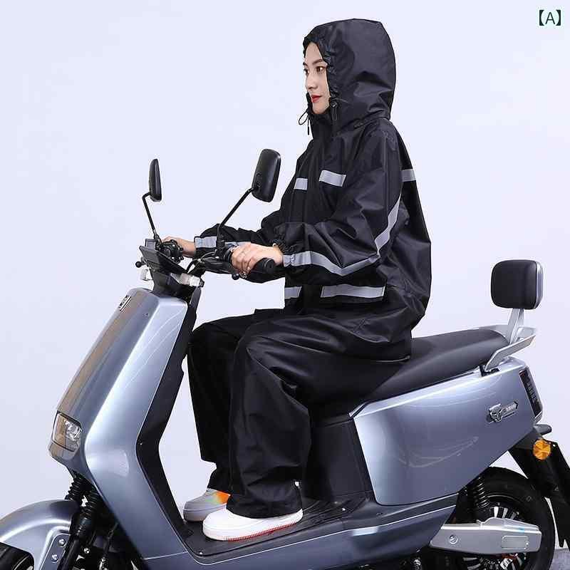 かっぱ 男性用 電気 自動車用 レインコート 全身 ウィンドブレーカー 自転車用 女性 員 バイク用 スーツ 男性用