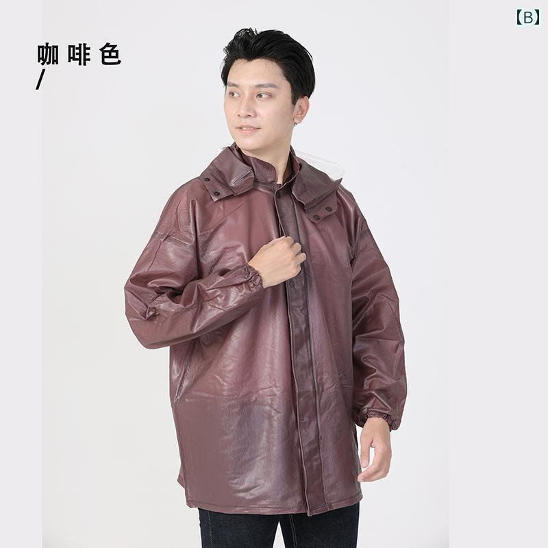 かっぱ 男性用 Dayu の レインコートと レインパンツは フル ゴム製の スプリット レインストーム テイクアウト ライダー 専用 電動 バイクライディング レーンコートです。