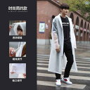 かっぱ 男性用 ロング レーンコート 全身 防風 レインケープ 厚く 拡大 統合 大人 中学生は 単一の 電気 自動車 乗車と して 着用 します
