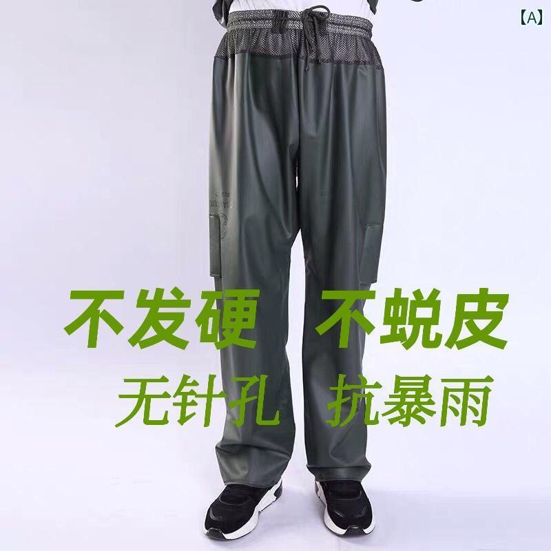 かっぱ 男性用 故郷の 旅行用 レインコート レインパンツ サイクリング用 持ち帰り用 男女用 防水 美 団の オートバイ 電気 自動車 釣り 建設 現場の 分...