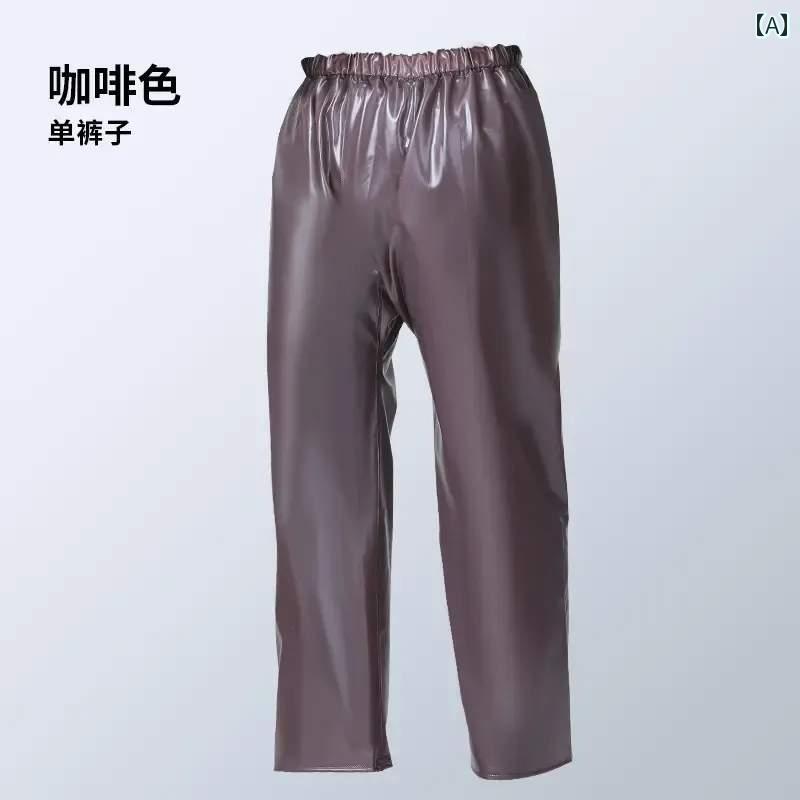 かっぱ 男性用 Dayuchang レインコート Yuyou 漁師 PVC 腱 レインパンツ スーツ セパレート テイクアウト サイクリング レーンコート