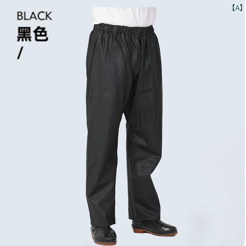 かっぱ 男性用 Dayu の レインコートと レインパンツの スーツは 別々に 持ち帰り 可能で メンズ 大人 電動 バイクに 乗る ときに 黒の 腱に 雨を ...