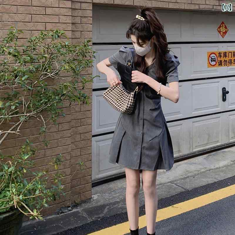 かわいい シャツワンピース レディース 小柄な 人向け 大きいサイズ 婦人服 夏の 太めの mm サイズ向け 高級 ポロシャツ ドレス aライン ウエストの フレンチ ドレスを 細く 見せます