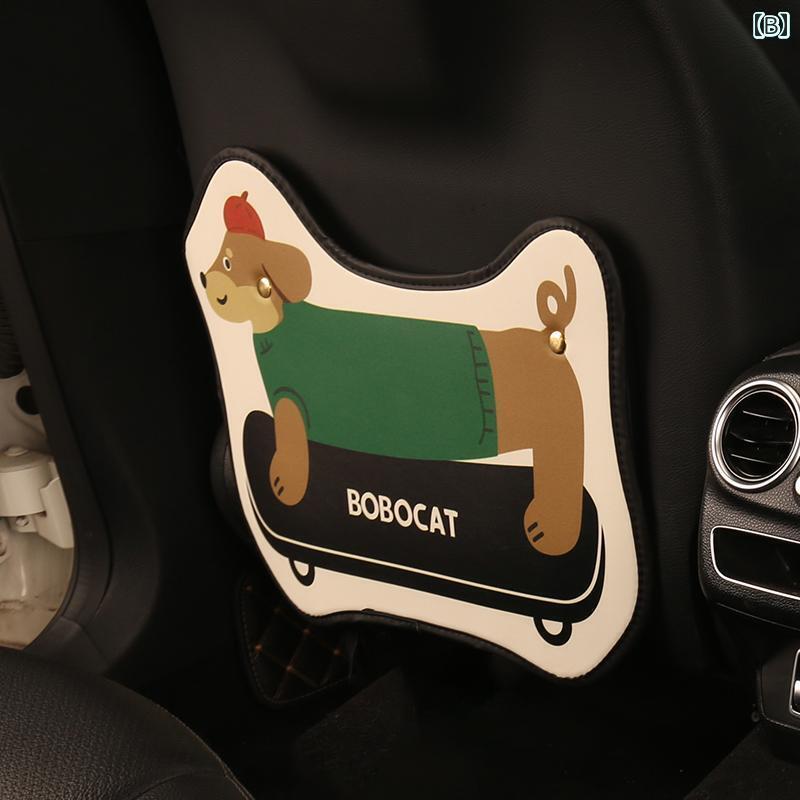 チャイルドシート 保護マット 車 シート バック アンチ キック パッド 子供用 後部 座席 保護 車内 汚れ 防止 耐摩耗 春 祭り 2